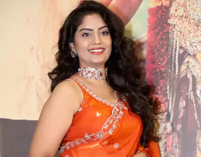 Karuna Bhushan Snapped in Saree